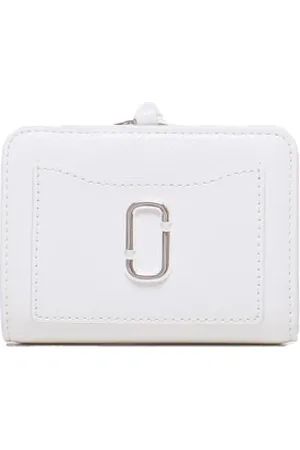 Marc Jacobs Femme, Accessoires, Blanc, Taille: ONE Size Mini Portefeuille Compact