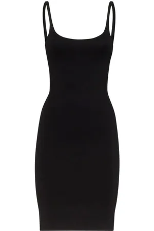 Dsquared2 Femme, Robes, Noir, Taille: 36 FR Robe Noire Sans Manches à Encolure Ronde