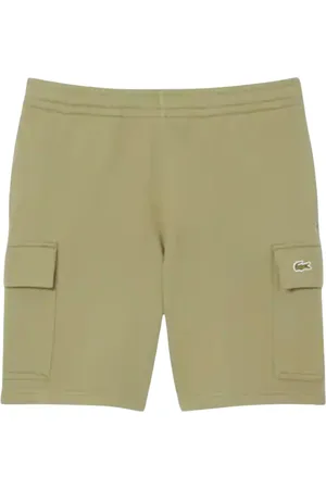 Lacoste Homme, Shorts, Vert, Taille: S Short Cargo en Coton - Élégance Décontractée