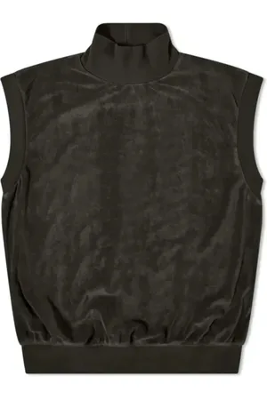 FEAR OF GOD Femme, Tops, Noir, Taille: 38 FR Débardeur à Col Montant