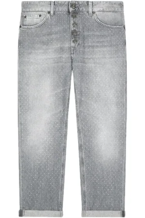 Dondup Femme, Jeans, Gris, Taille: W24 Jeans Amples en Coton