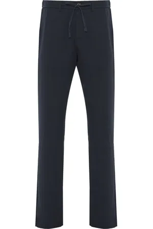 CANALI Homme, Pantalons, Bleu, Taille: L Pantalon en lyocell à cordon de serrage et poches