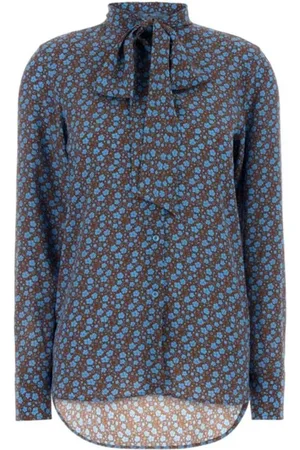 ERMANNO SCERVINO Femme, Blouses et Chemises, Multicolore, Taille: 40 FR Chemise Décontractée en Coton