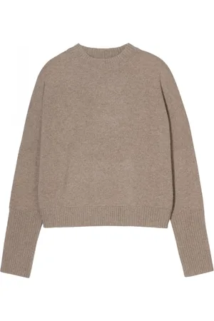 Closed Femme, Pulls, Brun, Taille: 40 FR Tricot à col rond