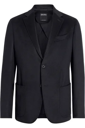 Ermenegildo Zegna Homme, Vestes, Bleu, Taille: L Veste en cachemire avec doublure en coton et cupro