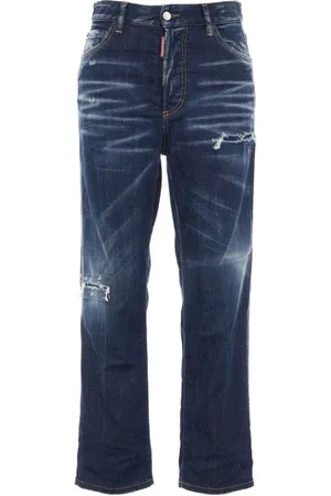 Dsquared2 Femme, Jeans, Bleu, Taille: 40 FR Jean Droit
