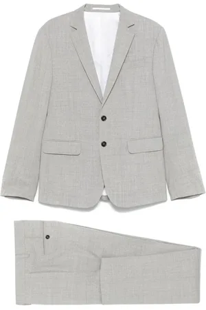 Dsquared2 Homme, Costumes, Gris, Taille: L Costume Gris Cendré avec Fentes Arrières