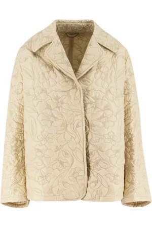 ERMANNO SCERVINO Femme, Vestes, , Taille: 34 FR Veste Asymétrique Matelassée à Motifs Floraux