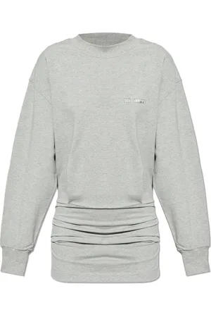 The Attico Femme, Robes, Gris, Taille: 38 FR Robe Logo