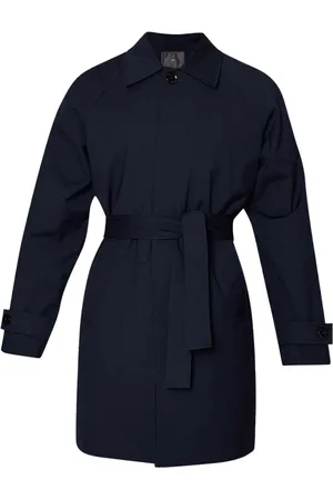 Liu Jo Homme, Manteaux, Bleu, Taille: XL Élégant Trench-Coat en Polyester