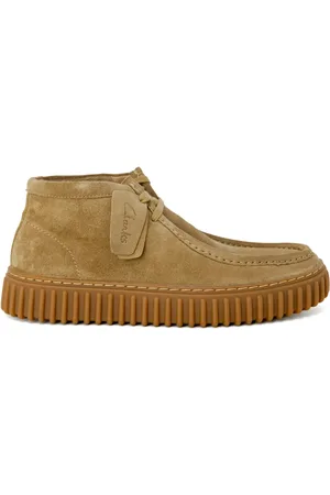 Clarks Homme, Chaussures, , Taille: 46 EU Torhill Hi Dksand Leather Bottes