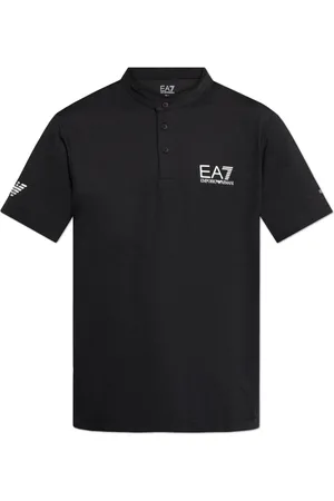 EA7 Homme, Tops, Noir, Taille: S Polo Manches Courtes