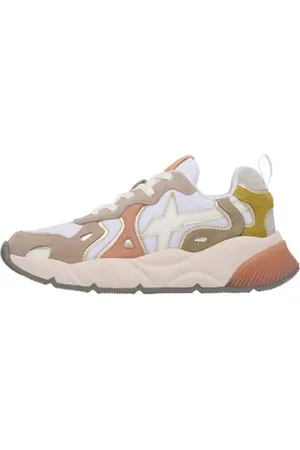 W6YZ Femme, Chaussures, Multicolore, Taille: 36 EU Baskets Mode Beige/Pierre/Abricot