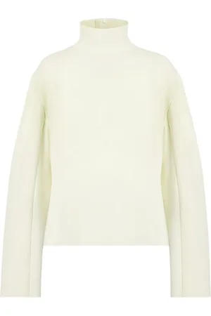 The Row Femme, Pulls, Jaune, Taille: 38 FR Pull Col Roulé en Cachemire