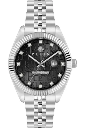 Philipp Plein Unisex, Accessoires, Gris, Taille: ONE Size Montre Homme Date Superlatif