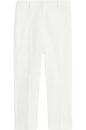Max Mara Femme, Pantalons, Blanc, Taille: 42 FR Pantalon Slim Fit