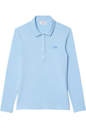 Lacoste Femme, Tops, Bleu, Taille: 34 FR Polo Bleu Clair