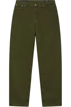 Dondup Femme, Jeans, Vert, Taille: W25 Jean Loose Fit Taille Haute