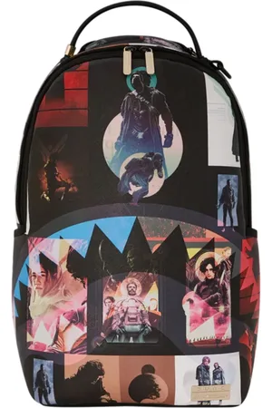 Sprayground Unisex, Sacs, Multicolore, Taille: ONE Size Sac à dos Dune Collage