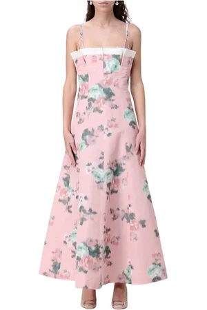 Serafini Femme, Robes, Multicolore, Taille: 36 FR Robe en tulle imprimé