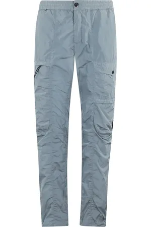 C.P. Company Homme, Pantalons, Bleu, Taille: S Pantalon Cargo Lens en Chrome