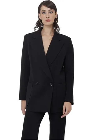 Silvian Heach Femme, Vestes, Noir, Taille: 40 FR Blazer Croisé Oversize