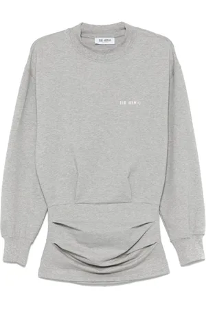 The Attico Femme, Robes, Gris, Taille: 36 FR Mini-robe Gris Chiné