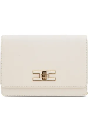Elisabetta Franchi Femme, Sacs, Blanc, Taille: ONE Size Sac bandoulière