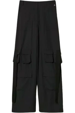 Twin-Set Femme, Pantalons, Noir, Taille: 40 FR Pantalon Cargo Noir Collection Revive