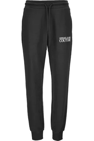VERSACE Femme, Pantalons, Noir, Taille: 38 FR Pantalon Noir