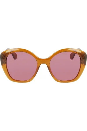 Lanvin Femme, Accessoires, Brun, Taille: ONE Size Lunettes de soleil papillon en acétate