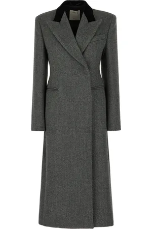 Sportmax Femme, Manteaux, Noir, Taille: 38 FR Manteau Croisé