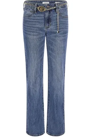 Guess Femme, Jeans, Bleu, Taille: W27 Jean Classique Coupe Droite Taille Moyenne