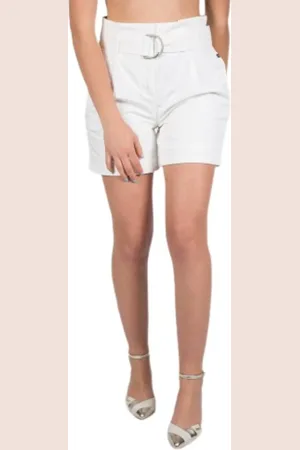 Calvin Klein Femme, Shorts, Blanc, Taille: 36 FR Short Short Taille Haute