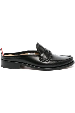 Thom Browne Homme, Chaussures, Noir, Taille: 43 EU Élégantes mules plates