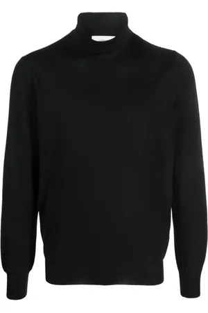 LARDINI Homme, Pulls, Noir, Taille: 2XL Pull à Col Roulé
