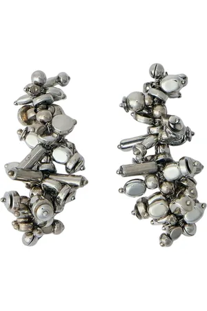 DRIES VAN NOTEN Femme, Accessoires, Gris, Taille: ONE Size Boucles d