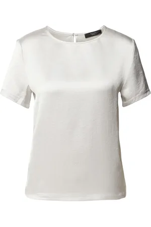Max Mara Femme, Tops, Gris, Taille: 40 FR T-shirt technique gris clair avec dos en jersey