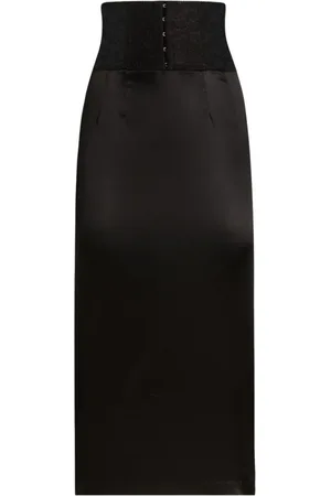 Dolce & Gabbana Femme, Jupes, Noir, Taille: 38 FR Jupe Élégante Noire
