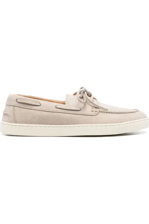 HENDERSON BARACCO Homme, Chaussures, Gris, Taille: 42 EU Chaussures de Yatch en Daim pour Homme