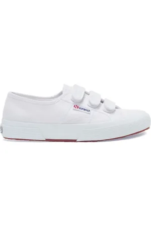 Superga Homme, Chaussures, Blanc, Taille: 44 EU Baskets Blanches avec Lanières