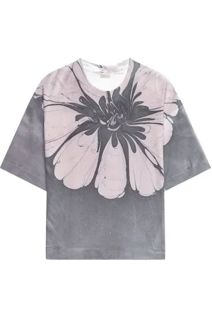 DRIES VAN NOTEN Homme, Tops, Gris, Taille: M Pull Gris Col Rond Beluga