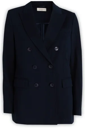 Circolo Femme, Vestes, Bleu, Taille: 40 FR Collection de Vestes et Gilets Élégants