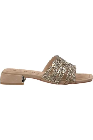 Alma en Pena Femme, Chaussures, , Taille: 39 EU Sandales plates en strass