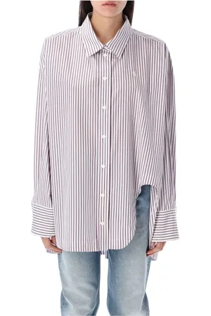 The Attico Femme, Blouses et Chemises, Violet, Taille: 34 FR Diana Striped Shirt