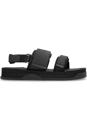 Emporio Armani Homme, Chaussures, Noir, Taille: 41 EU Sandales avec monogramme