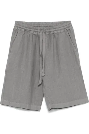 FEDELI Homme, Shorts, Gris, Taille: L Shorts à Cordon en Lin