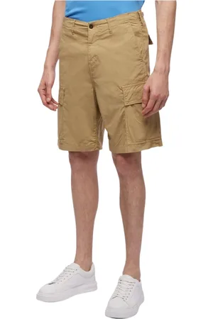 Brooks Brothers Homme, Shorts, , Taille: W33 Short Cargo Stretch en Coton Kaki