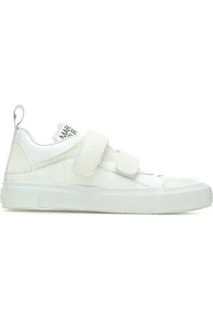 MARCELO BURLON Homme, Chaussures, Blanc, Taille: 42 EU Baskets en cuir