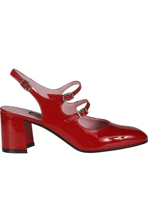 Carel Femme, Chaussures, Rouge, Taille: 39 EU Escarpins Slingback à Double Bride